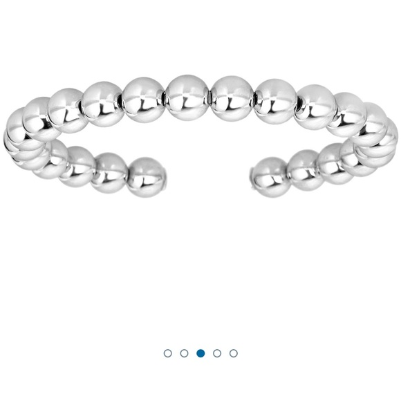 3 Piece Set of Textured Cuff Bracelets in Sterling Silver - Picture 4 of 7